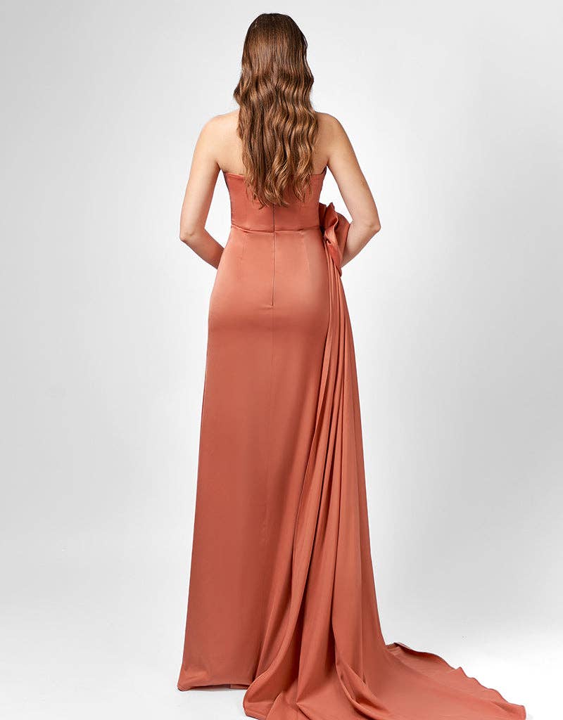 AMELIA STRAPLESS ROSE GOWN B78D22L for wholesale on Faire2