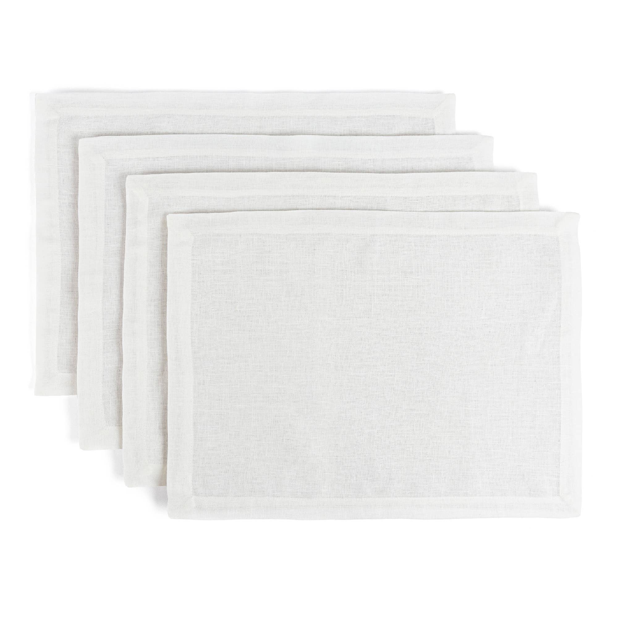 over&back - Wholesale Placemat - 100% Linen Woven Placemats – Perfect For Fall – Set of 40