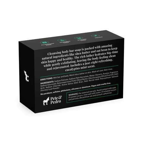 Pete & Pedro - Wholesale Bar Soap - Men's - FRESH Exfoliating & Hydrating Bar Soap2
