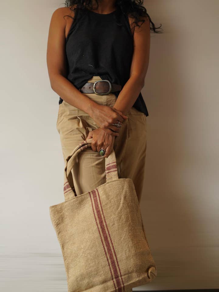 Mattancherry Linen tote for wholesale by Annahmol