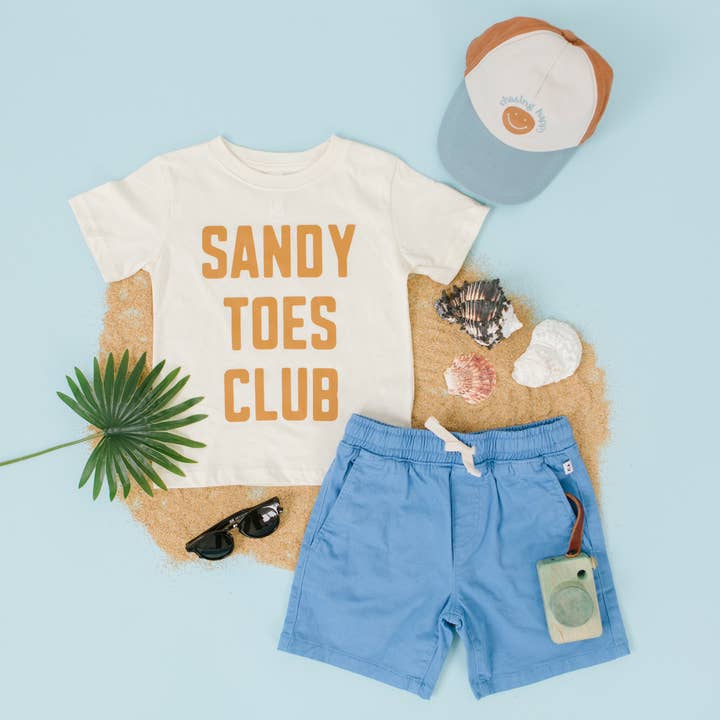 Benny & Ray Apparel - Wholesale Screen Printed T-Shirt - Kids - Sandy Toes Club Toddler and Youth Shirt19