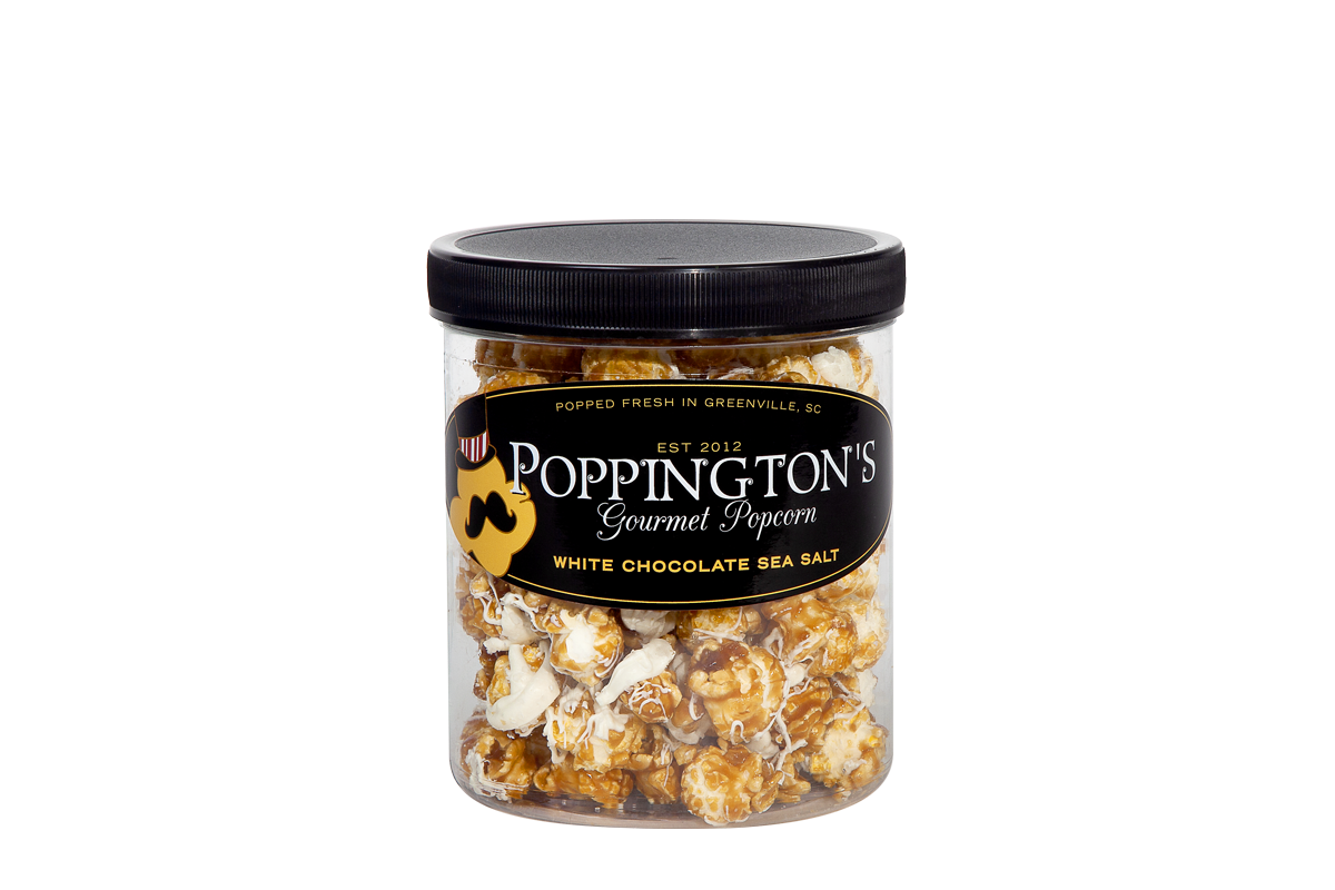 Poppington's – Engroshandel Popcorn – Hvid chokolade havsaltkaramel1