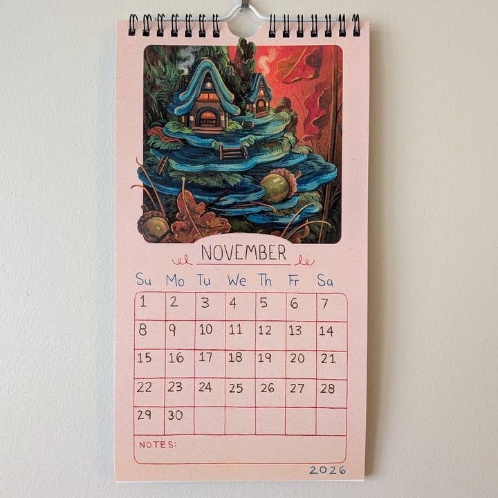Nimasprout - Wholesale Calendar - 2026 Mushroom House - Calendar4
