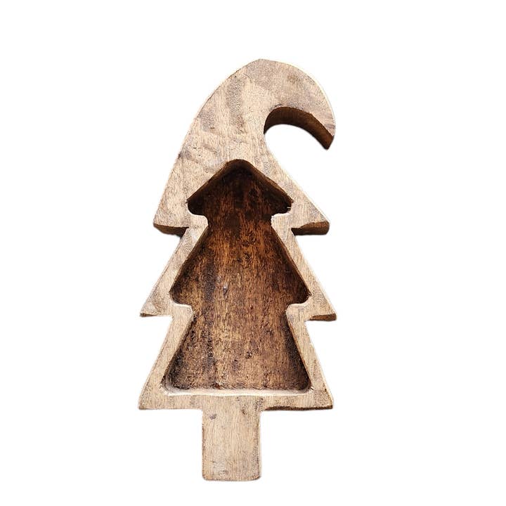 Luises Perez Imports LLC - Wholesale Decorative Plate/Dish/Bowl - Grinch tree wood bowl0