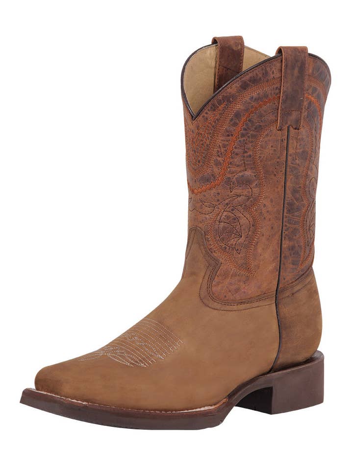 El General Rodeo Boot - Crazy Tan 43005 for wholesale by El General Western Wear