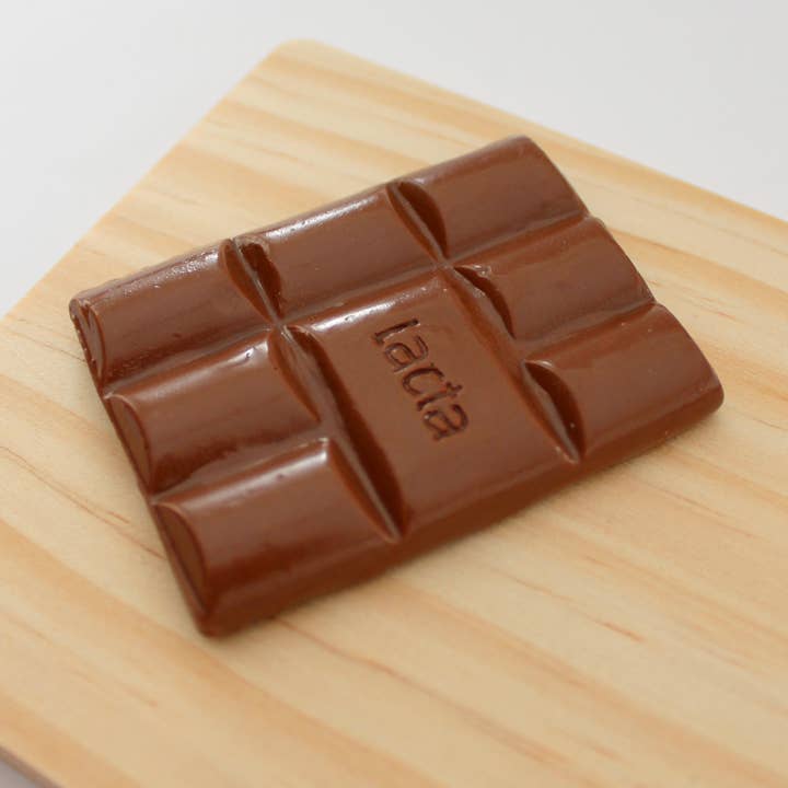 Magnet i polymerlera formet som chokoladebar for engroshandel hos Sweets & Pearls