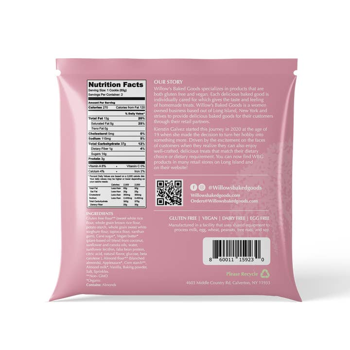 Willow's Baked Goods - Wholesale Cookie - Sprinkle Sugar Cookies (Gluten Free & Vegan)
