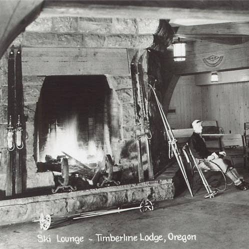 Art Print OR-374 Timberline Ski Lodge, Mt. Hood for wholesale by Found Image Press