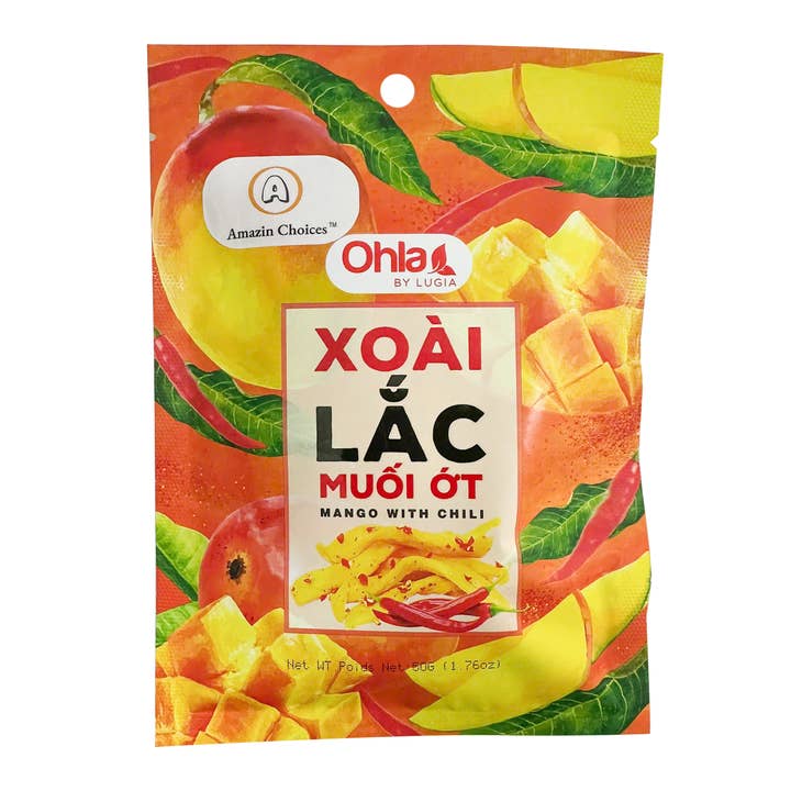 Mangue séchée au piment 50g pour la vente par Amazin Choices