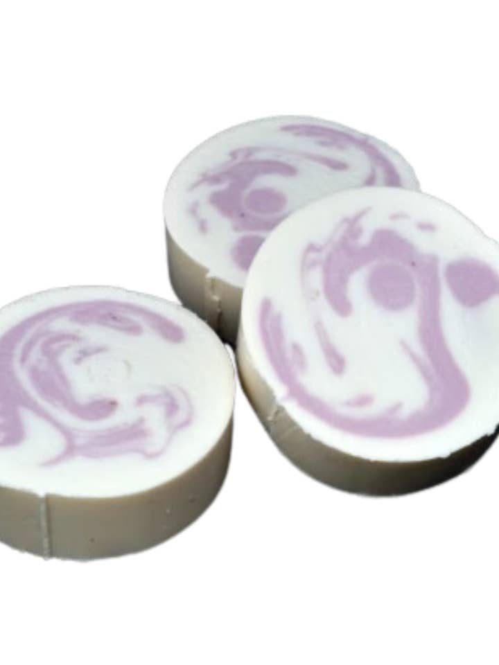 Handmade Cold Process Shampoo Bar in Raspberry Fizz with Panthenol in a Travel Tin/Refillable Bar for wholesale by The Stuff I Love