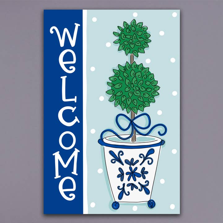 Welcome planter GF for wholesale by MAGNOLIA LANE