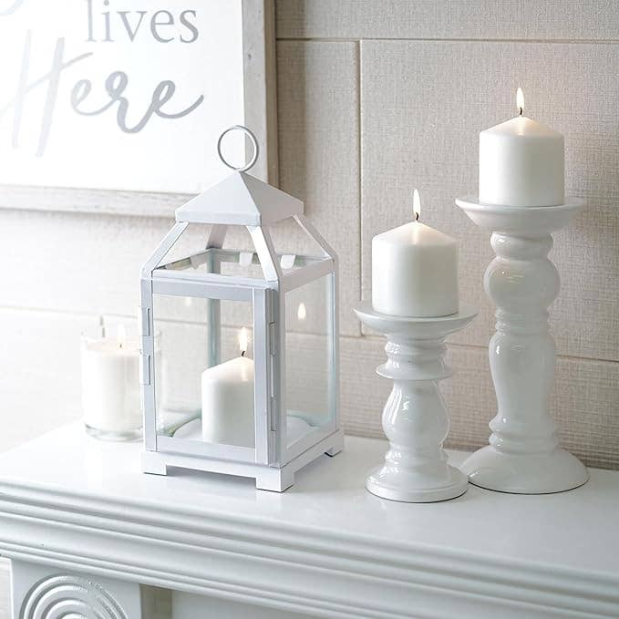Hosley - Wholesale Lantern - 12IN WHITE LANTERN4