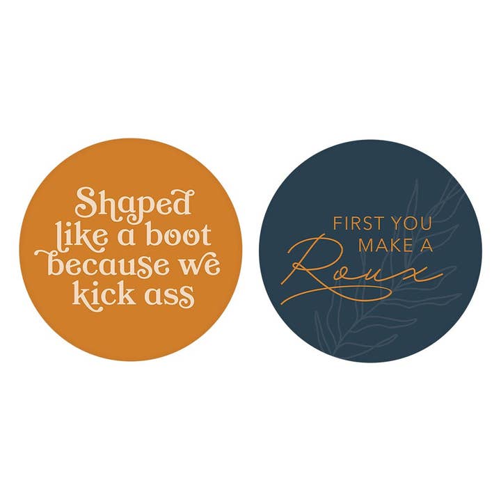 Modern Minimalist Louisianaset | Absorbent Car Coasters | Set of 2 | Min 4 for wholesale by Love Local