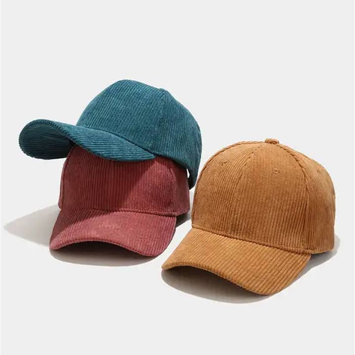 Unisex Vintage Corduroy Solid Baseball Cap for Fall
for wholesale by DOUBLJU