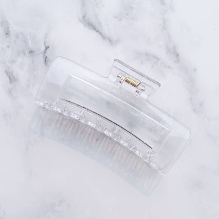 Tiepology - Wholesale Hair Clip - Women's - Jumbo Size 5 Inch Solid Long Square Hair Clip15