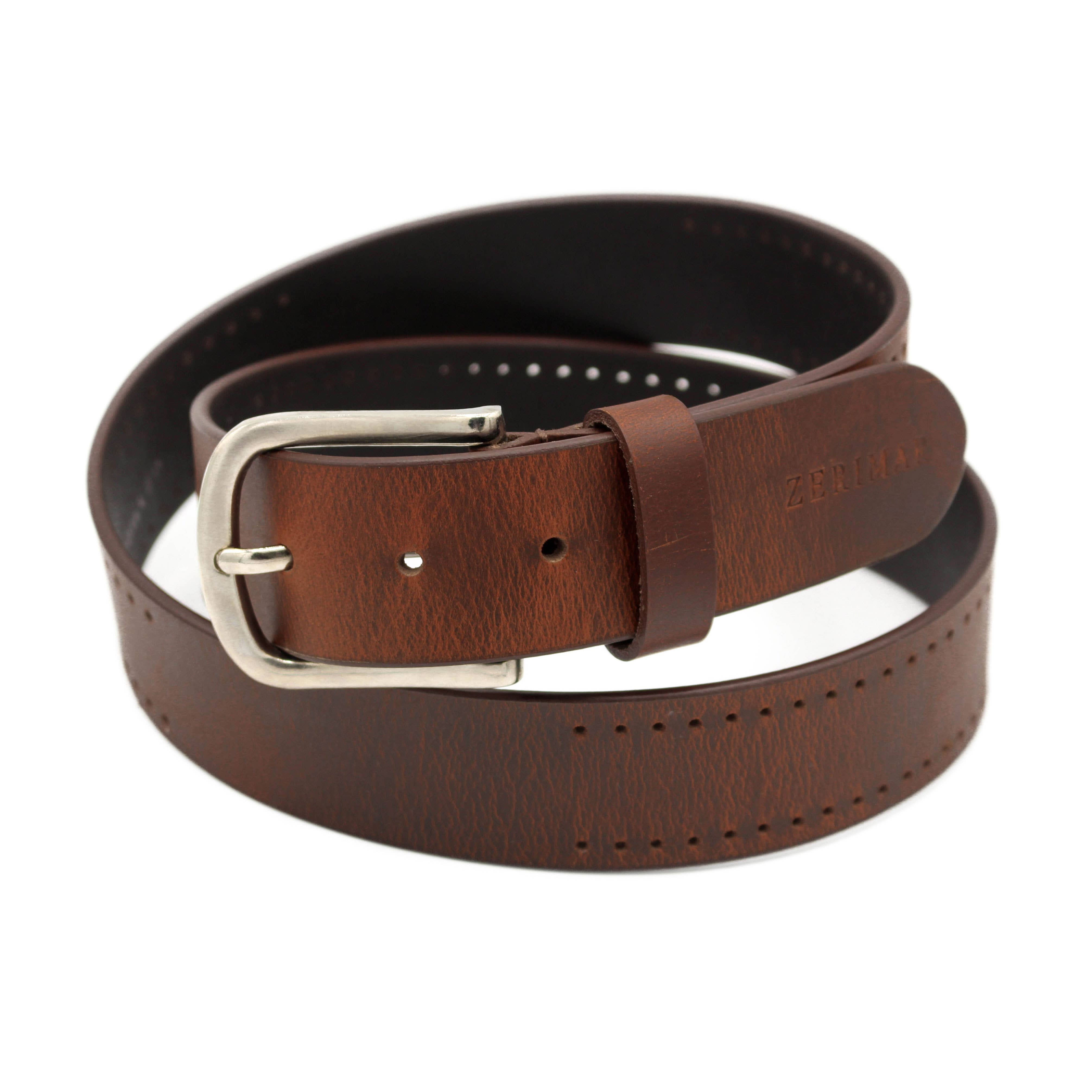 Zerimar 1942 - Vendita all'ingrosso Cintura - Uomo - Cinture uomo Zerimar in pelle naturale di bovino2