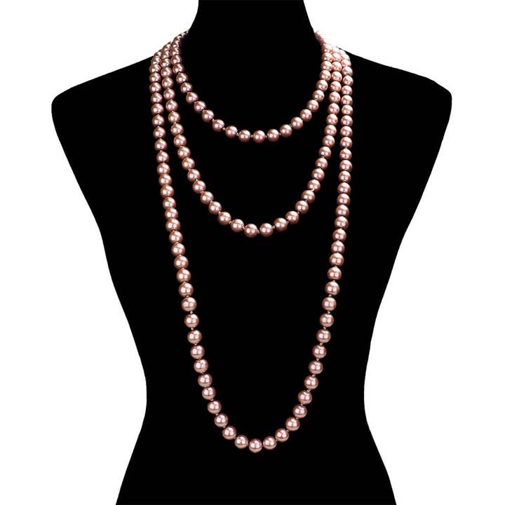 Pearl Long Necklace for wholesale by Madeline Love