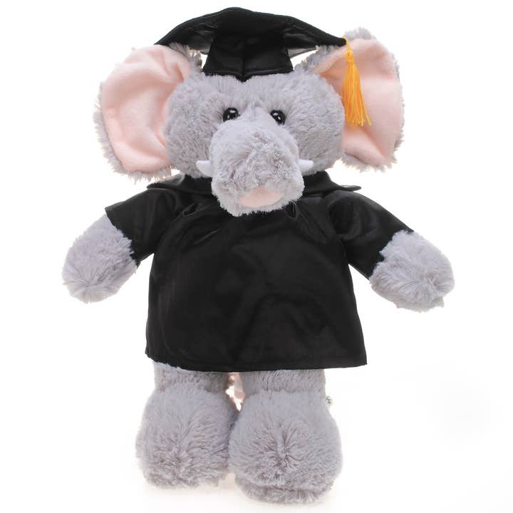 Graduation Animals - Elefante 11 “com impressão personalizada por atacado de Plushland