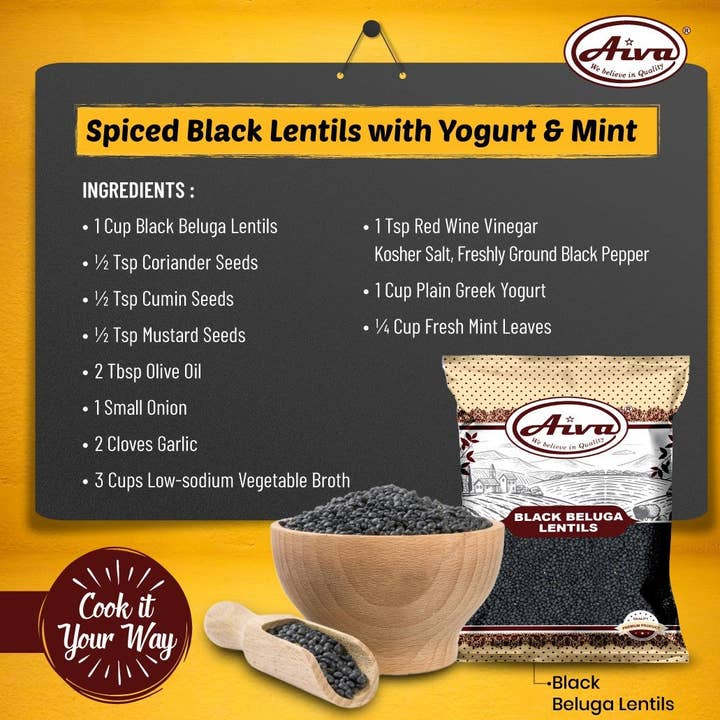 Aiva Products - Wholesale Beans - Black Beluga Bean