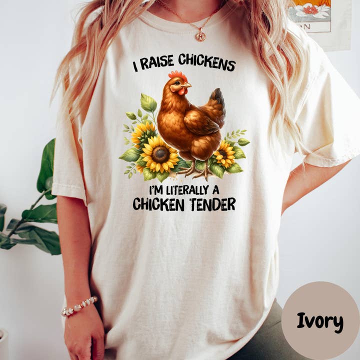 Chicken Tender Shirt, Comfort Colors® Tee, Funny Farm Life Shirt, Backyard Chicken Shirt, Homestead Humor Tee, Country Life Graphic Tee for wholesale by Epic Life - Designed
