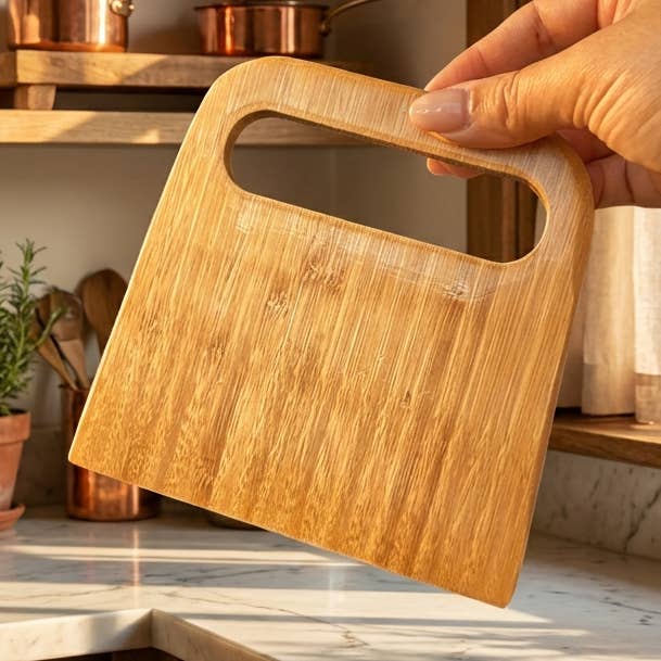 Bambubakbänk & Degskrapa | Faire Market för wholesale av Bamboo Switch