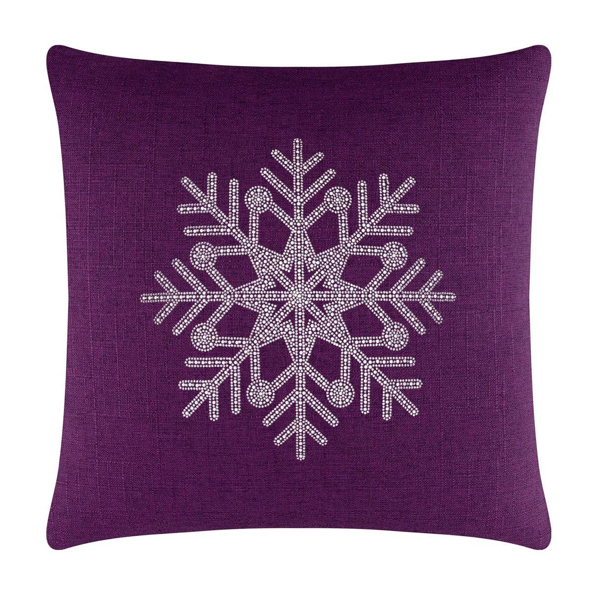 Sparkles Home - Wholesale Throw/Decorative Pillow - Rhinestone Snowflake Pillow56