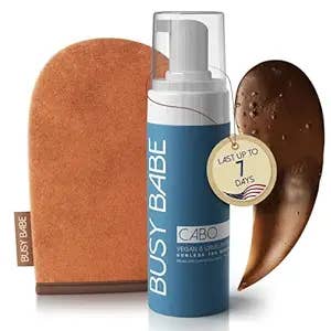 Mousse autobronzante BUSY BABE Cabo avec gant pour la vente par Busy Babe Sunless
