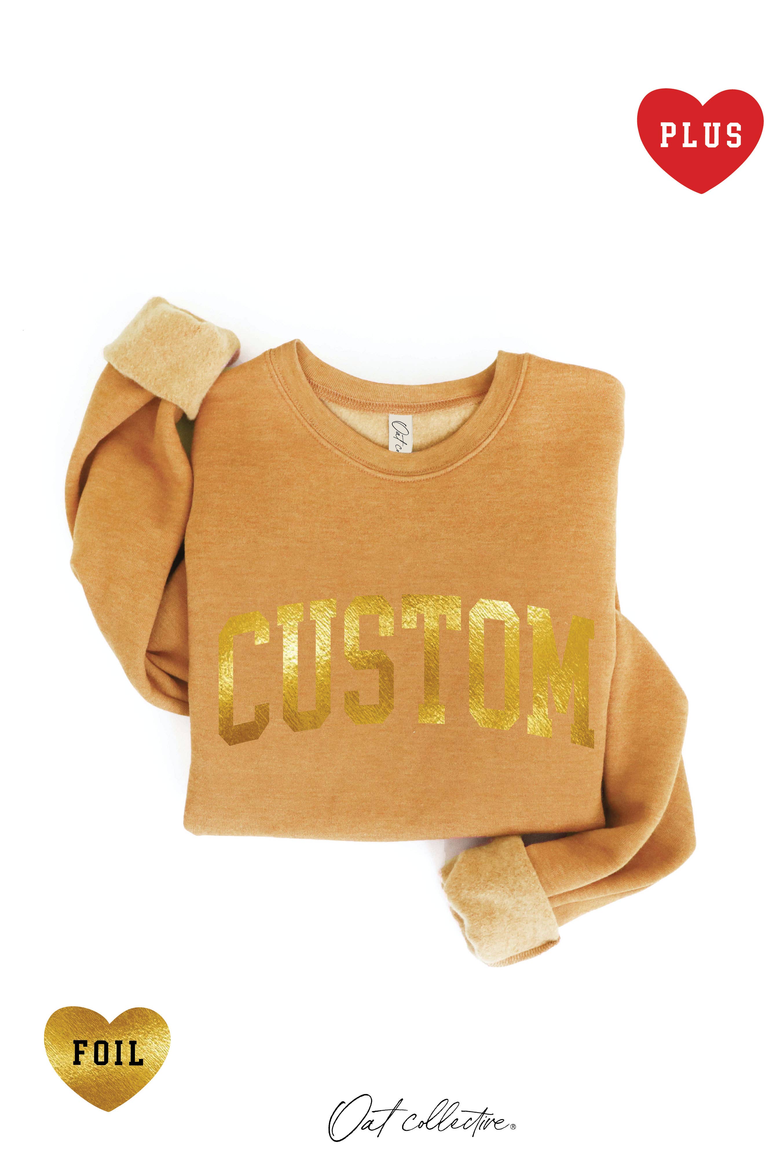 OAT COLLECTIVE - Wholesale Grafisch sweatshirt - Dames - CUSTOM FOLIE Plus Grafische Sweater12