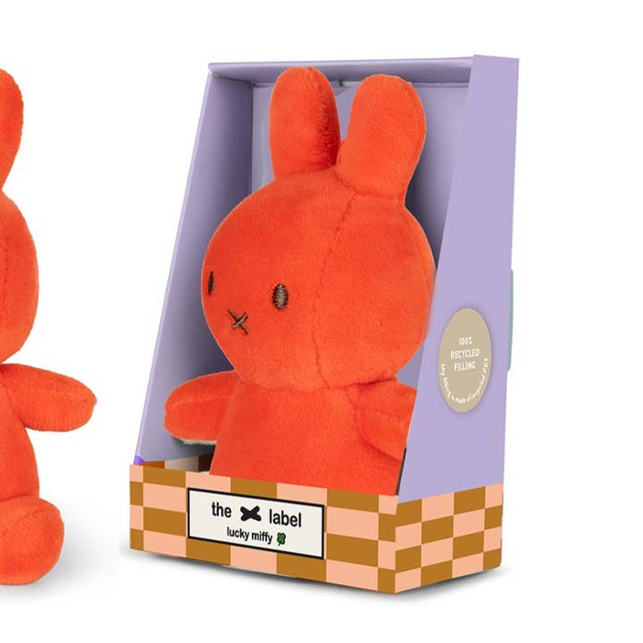 Miffy by S-c Brands – wholesale Stuffed/plush toy – Kids & baby – Miffy Lucky Charm Bright Coral in Giftbox 10cm0