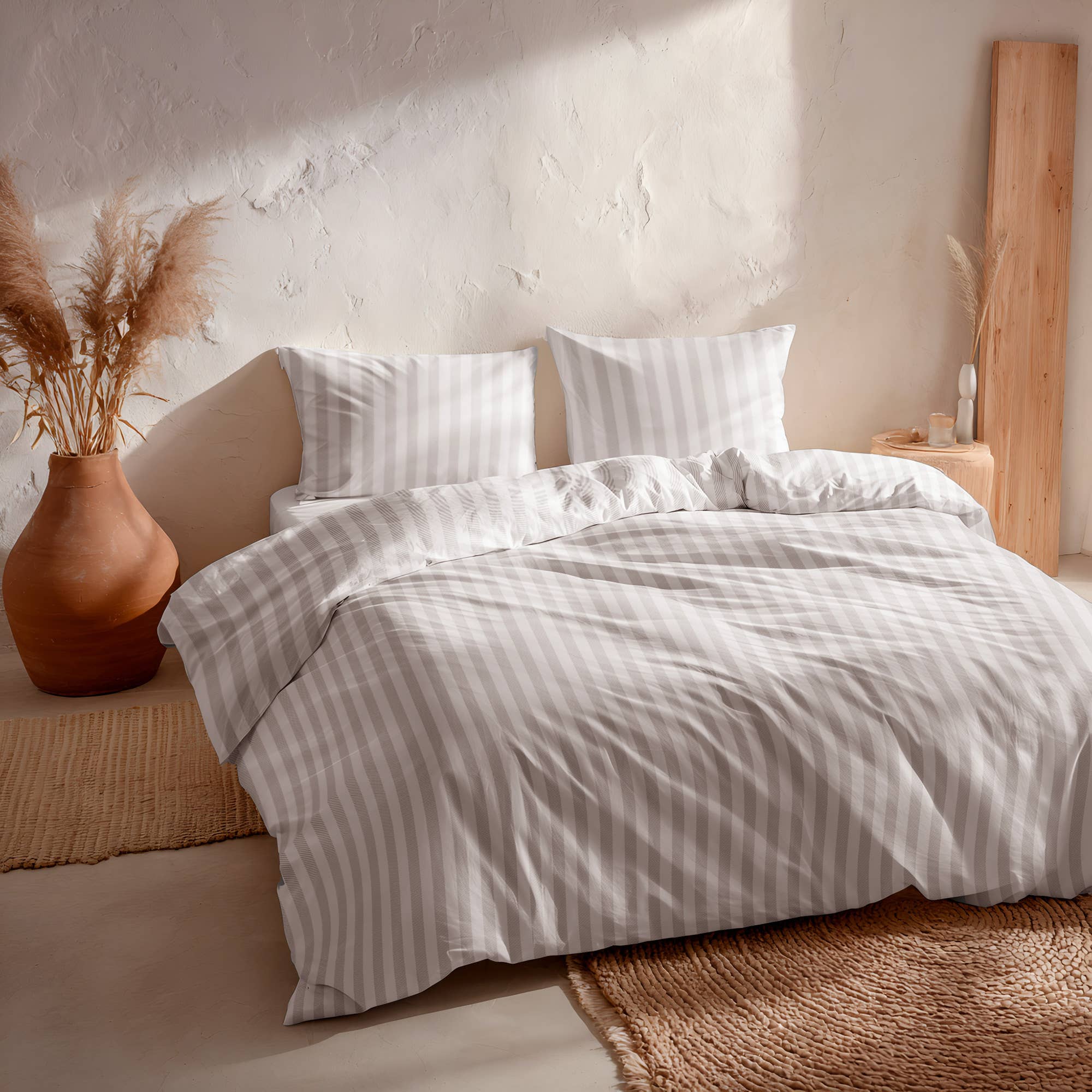 GAMUSI - Vendita all'ingrosso Copripiumini - Set copripiumino 100% cotone morbido 2/3 pezzi NUVIA12