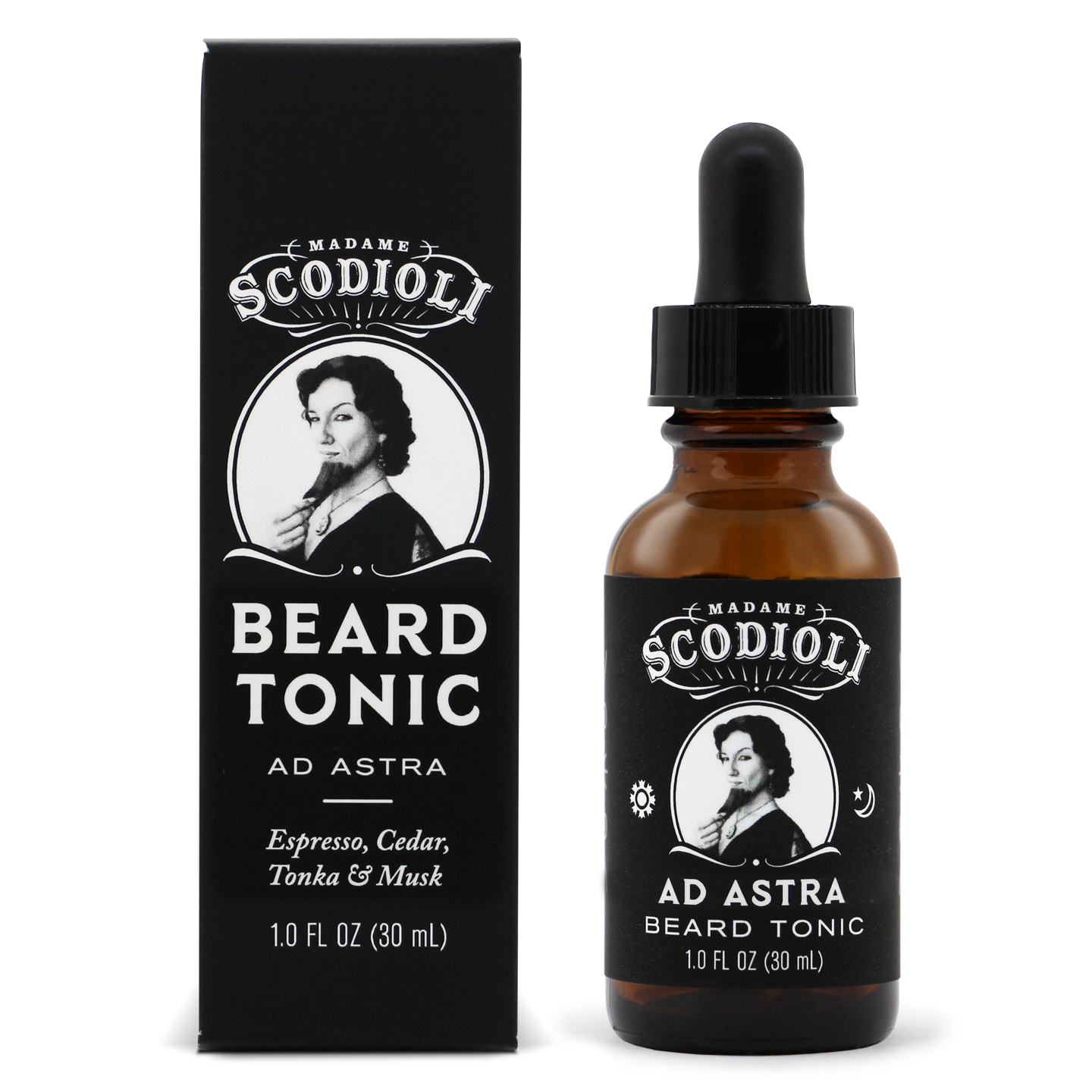 Madame Scodioli - Vente Produit structurant pour la barbe - Ad Astra Beard Tonic1