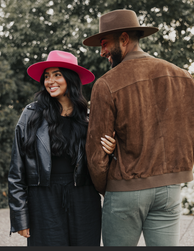 American Hat Makers - Wholesale Fedora - Unisex - 100% Wool Felt Flat Brim Fedora Hat - Style Rancher9