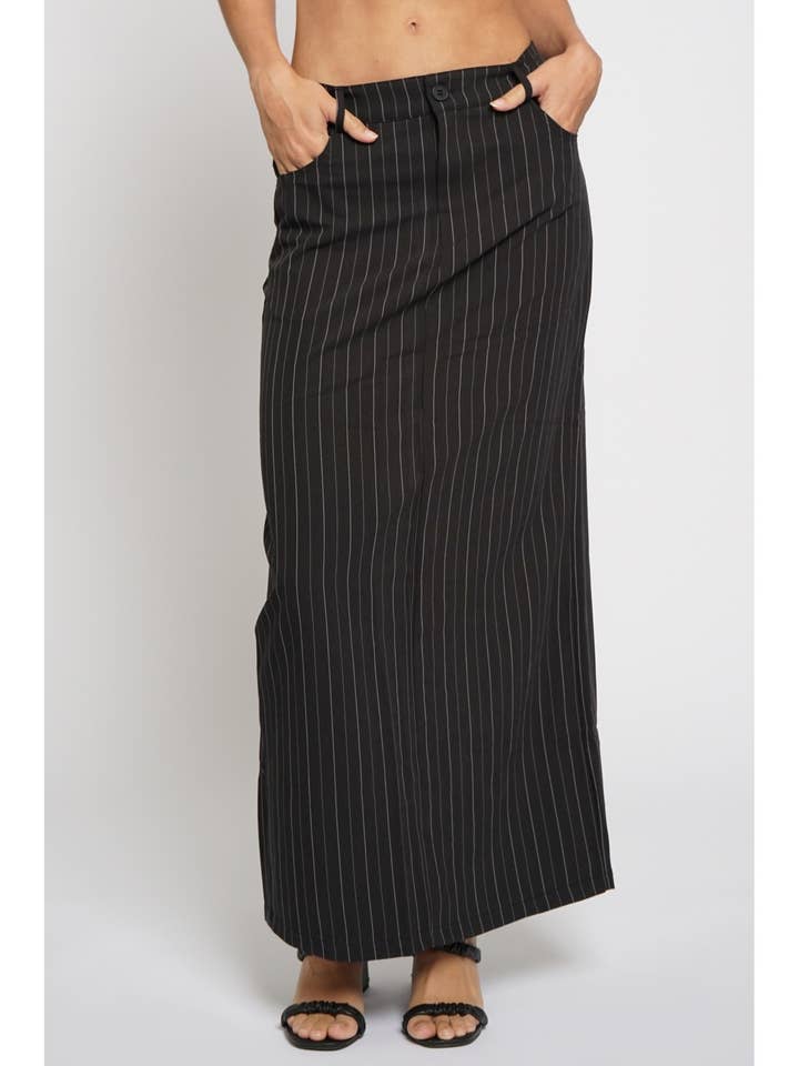 MAXI FALDA A RAYAS para venta al por mayor de Sans Souci