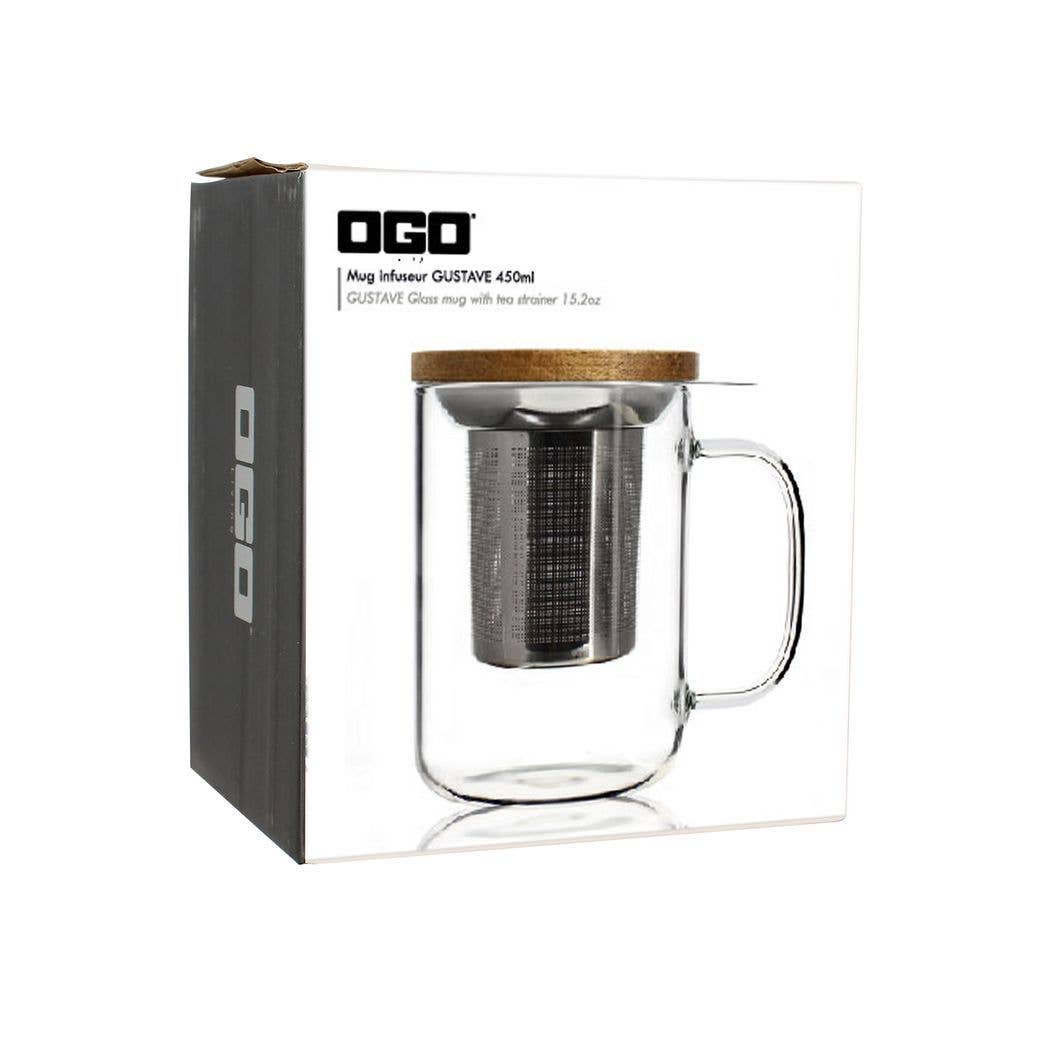 Ogo living - Wholesale Coffee/Tea Cup - Gustave borosilicate glass tea pot 450 ml6