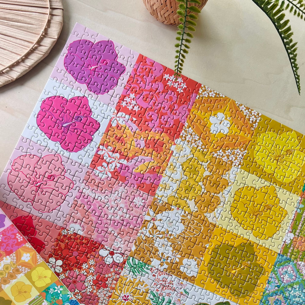 Surf Shack Puzzles - Wholesale Puzzle - Adult - Anuenue Quilt - 1000 piece puzzle1