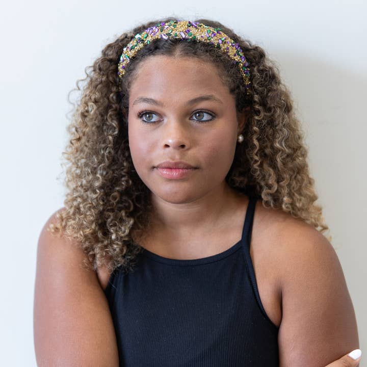 Headbands of Hope | One Purchased One Donated - Vente Bandeau – femme - Bandeau All That Glitters - Mardi Gras3