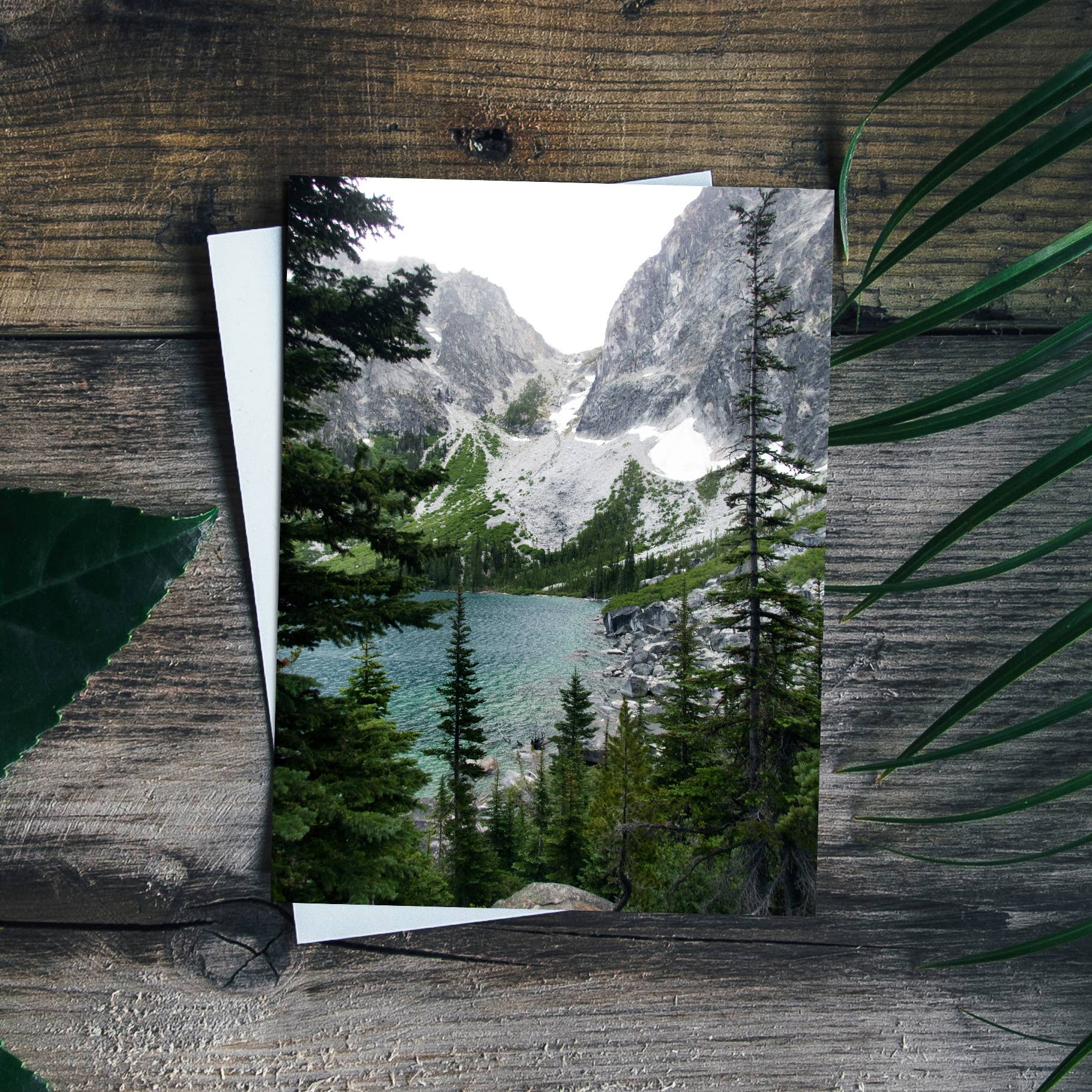 Nicole Mark Photography – wholesale Vardagliga hälsningskort – Gratulationskort - Colchuck Lake0