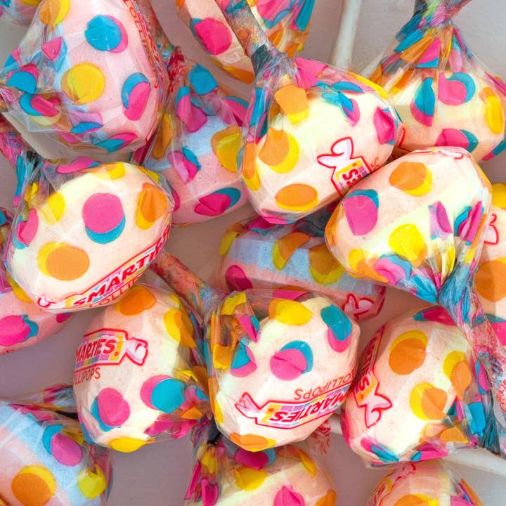 Smarties® Lollies, bulk case of 2,000 lollies for wholesale by Smarties
