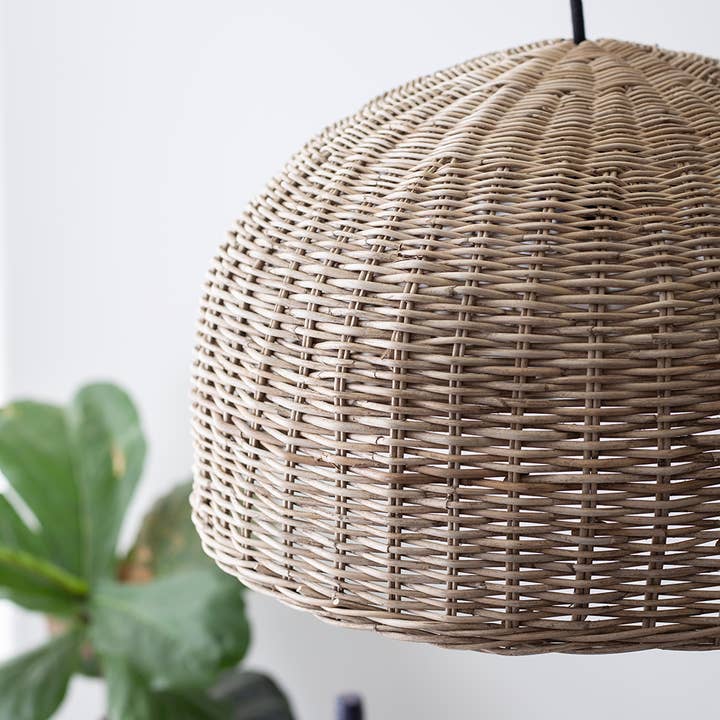 Bacon Basketware - Vente Lustre/Suspension - GRANDE SUSPENSION EN ROTIN3