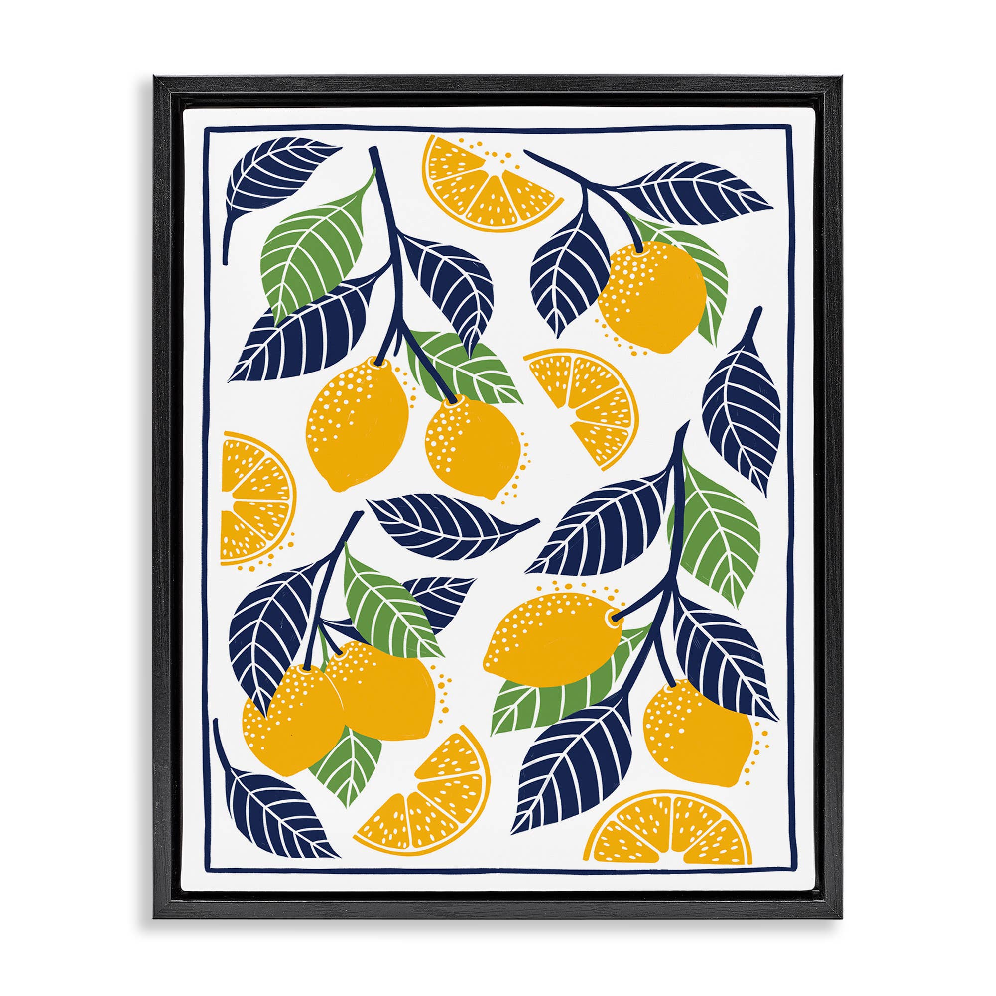 Stupell Industries – wholesale Wall sign – Mediterranean Lemons Pattern - Framed Wall Art22