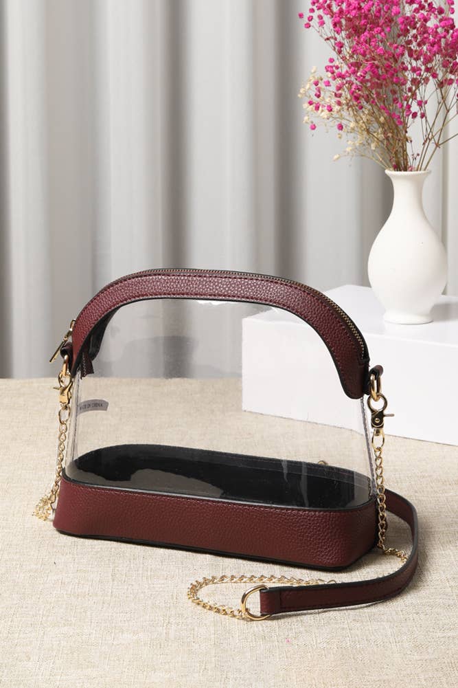 Hana – bolsa tiracolo - Mulher por atacado – Bolsa transparente para estádio e shows11