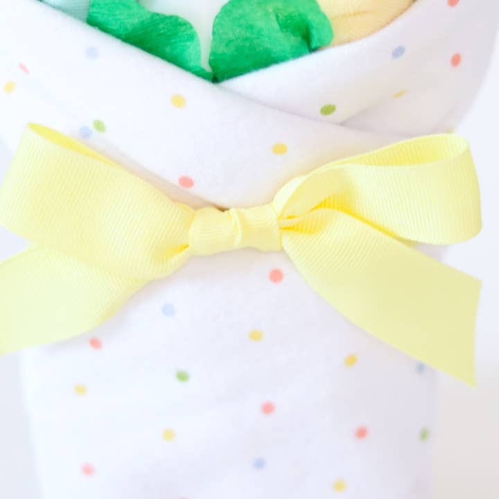 Baby Blossom Company - Wholesale New Mom Gift Box/Set - Gender Neutral Baby Gift Set Bouquet - Dot