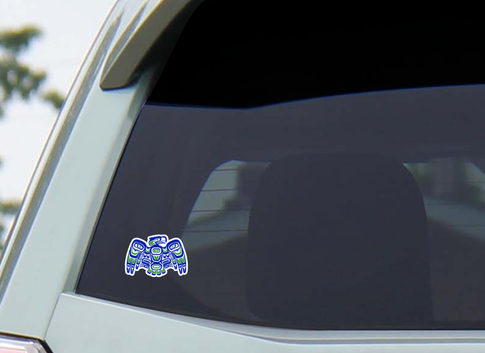 Discovery Stickers - Wholesale Sticker - Tribal Seahawk Vinyl Sticker3