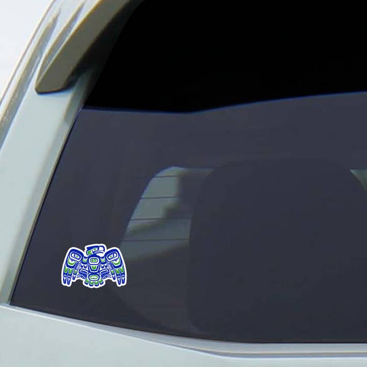 Discovery Stickers - Wholesale Sticker - Tribal Seahawk Vinyl Sticker3