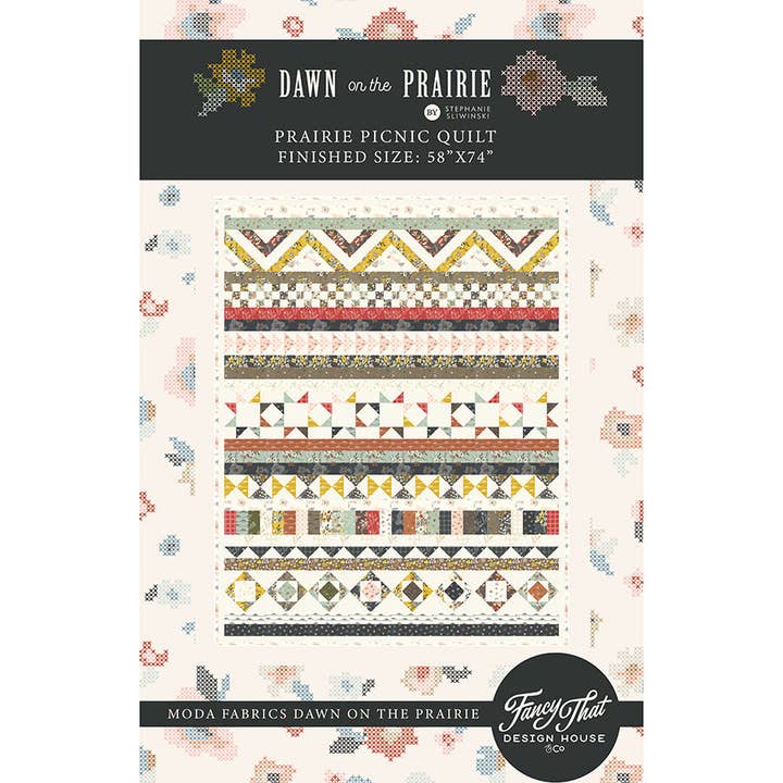 Moda Dawn on the Prairie - Prairie Picnic Quilt Booklet for wholesale by Fancy That Design House & Co.