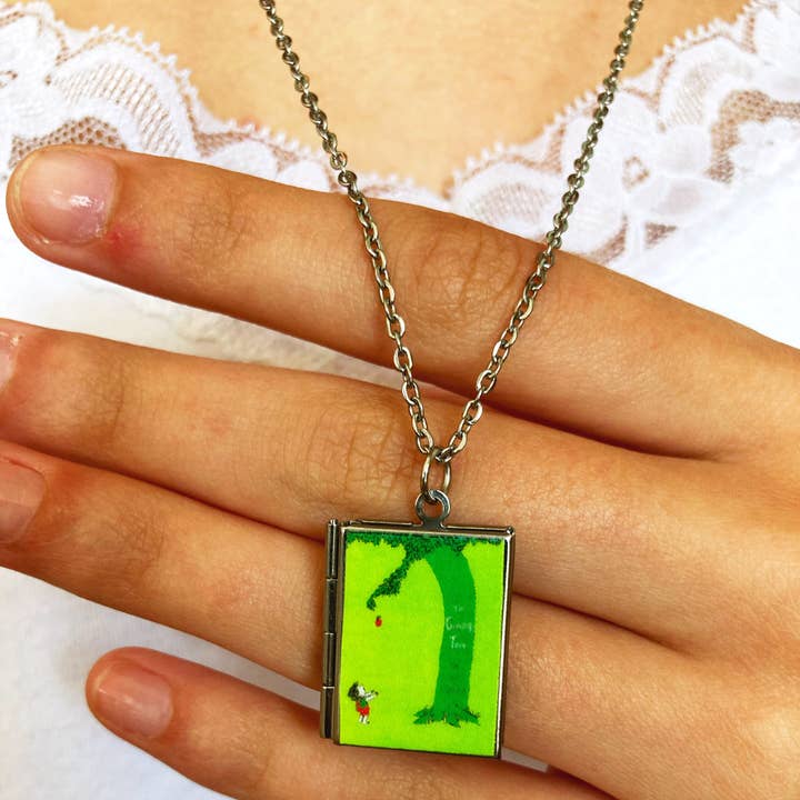 Marshall and Rose - Wholesale Locket Necklace - Book Locket The Giving Tree5