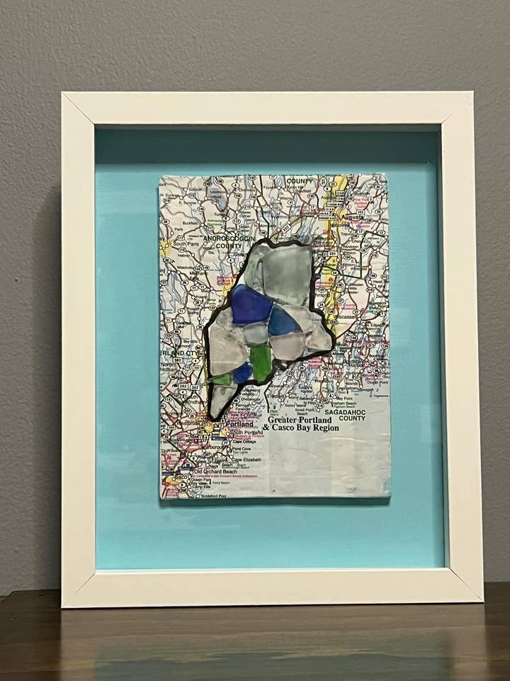 Art du Maine Seagglass pour la vente par KTapDesigns