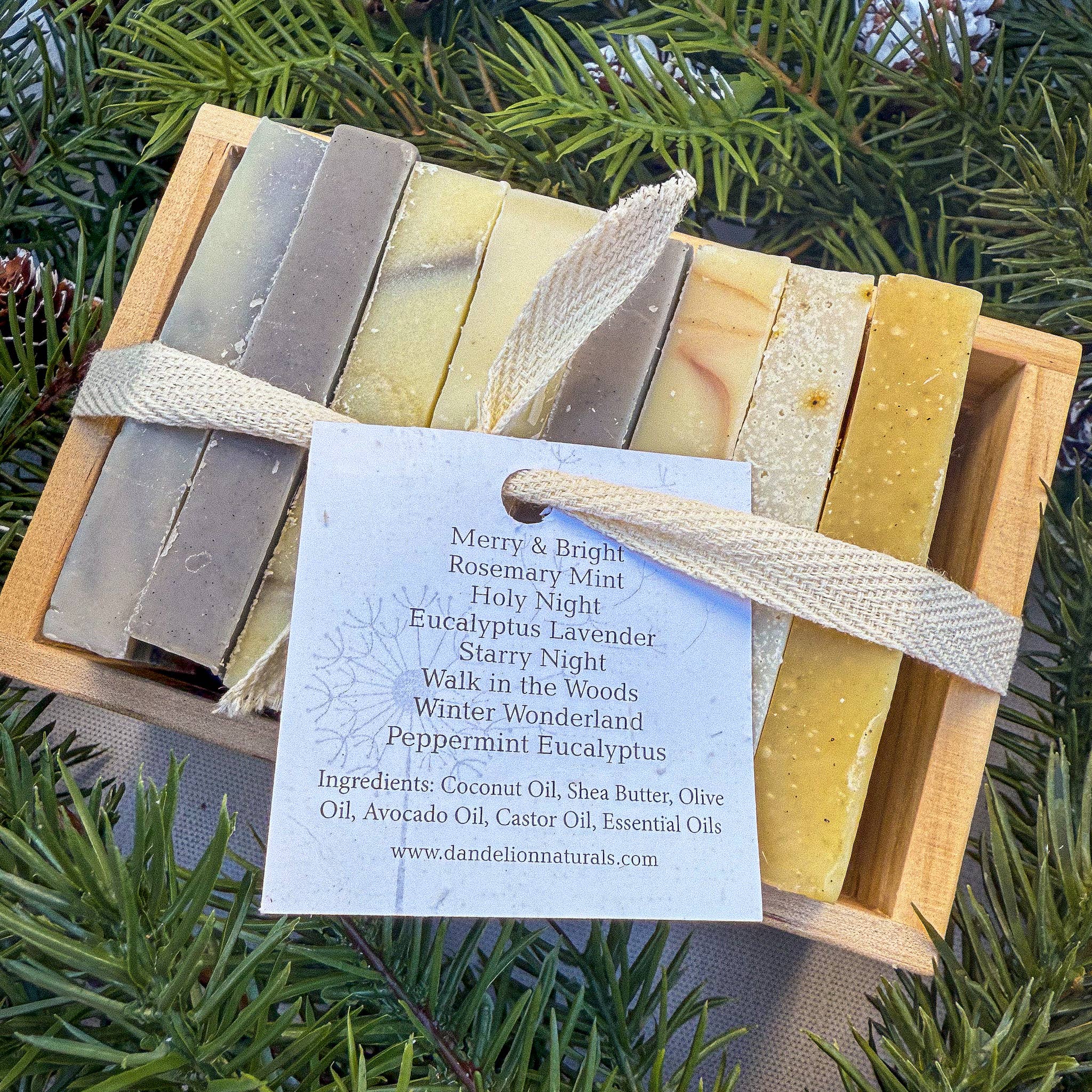 Dandelion Naturals - Wholesale Soap Set -  Christmas Soap Gift Set - Limited Edition Seasonal Gift Set1
