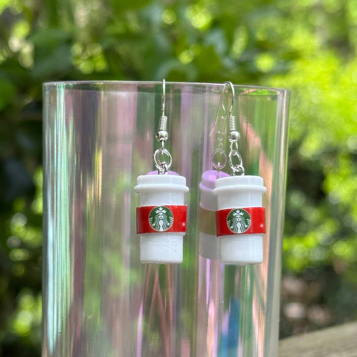 Arcfo Jewelry - Wholesale Dangle Earrings - Mini Starbucks Coffee Cup Earrings – Fun Gift for Coffee 2