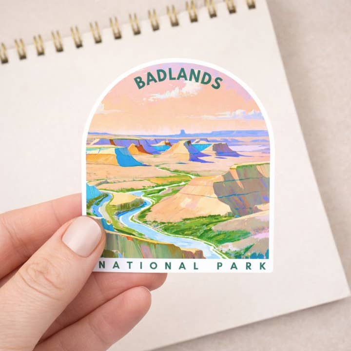 Badlands National Park Sticker for wholesale by Across Our Land